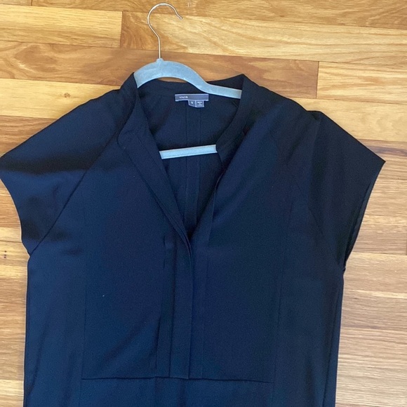 Vince Women’s Black Button Up Dress Size S - Picture 2 of 6